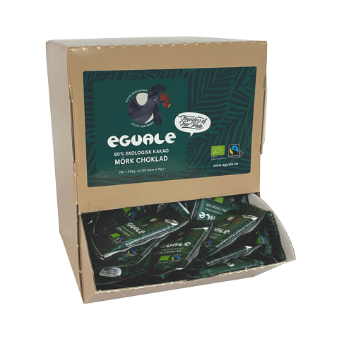 Eguale Mini Mörk choklad 80%, 10g