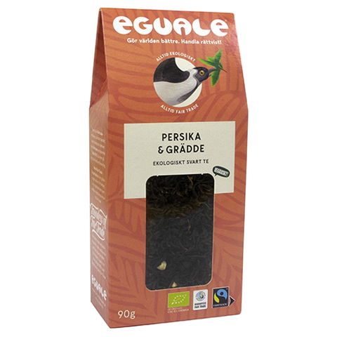 Eguale Persika och Grädde svart löste, 90g
