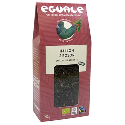 Eguale Hallon och rosor grönt löste, 90g