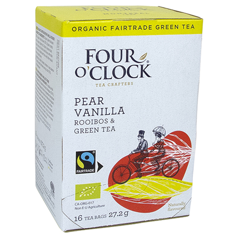 Green tea &amp; Rooibos Vanilla Pear, Four O'Clock