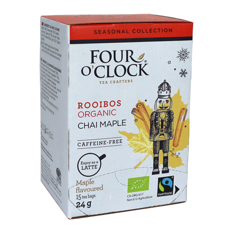 Chai Rooibos Maple Winter Tea, Four O'Clock