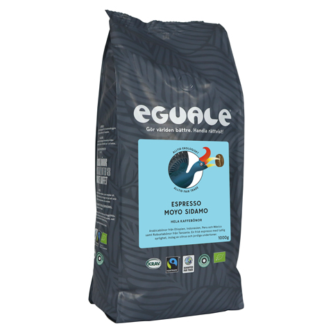 Eguale Espresso Moyo Sidamo Hela Bönor 1000g